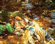 John Singer Sargent The Brook painting